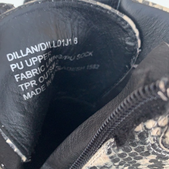 Madden Girl Dillan Snake Python Combat Boots - Picture 7 of 8